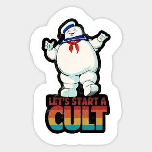Let's Start A Cult Sticker